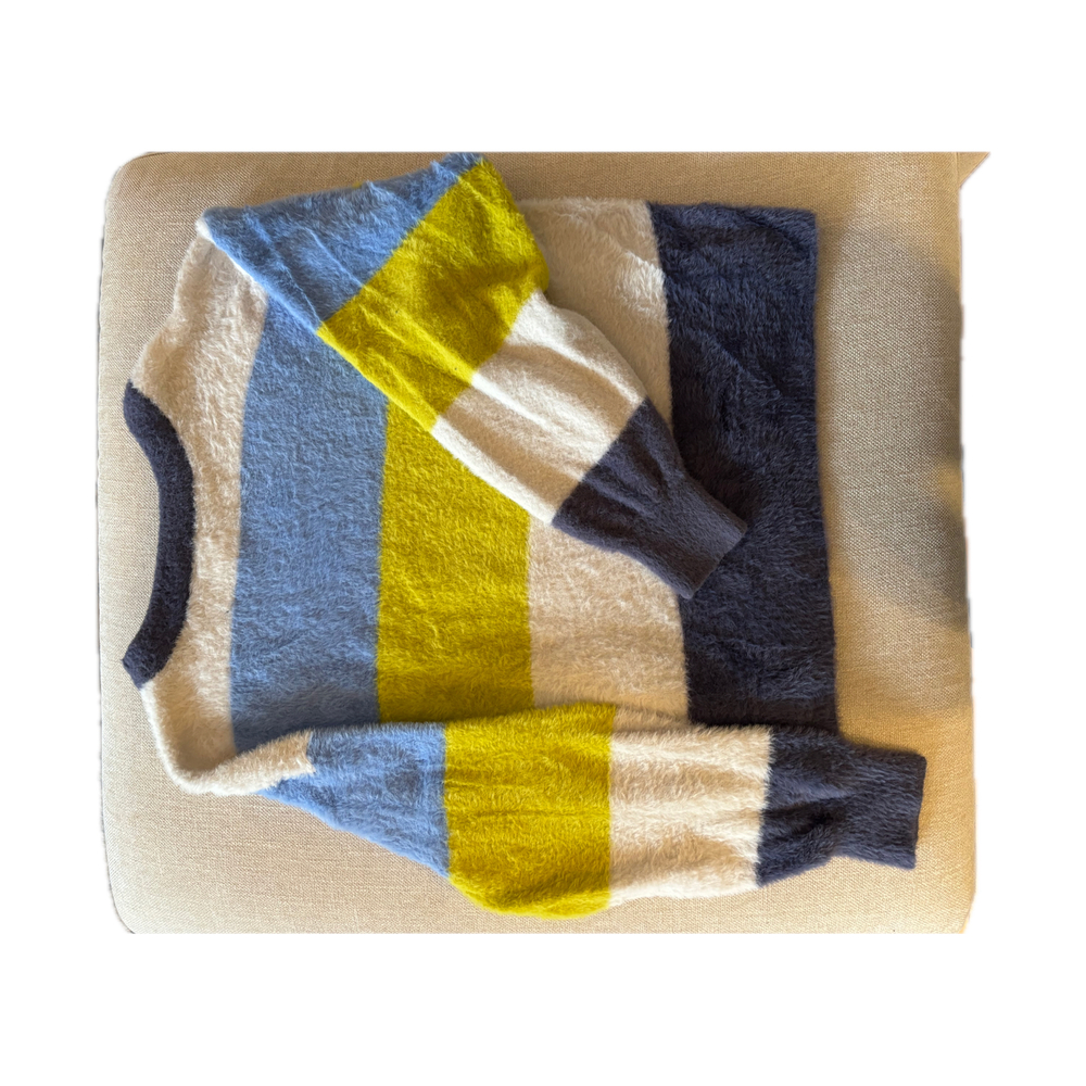 Aerie Colorful Striped Long Sleeve Sweater - Size XS